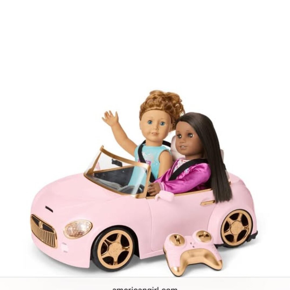 American Girl Pink Convertible RC Car